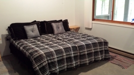 Bedroom on walkout level